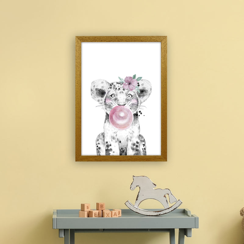 Safari Babies Tiger With Bubble  Art Print by Pixy Paper A3 Print Only