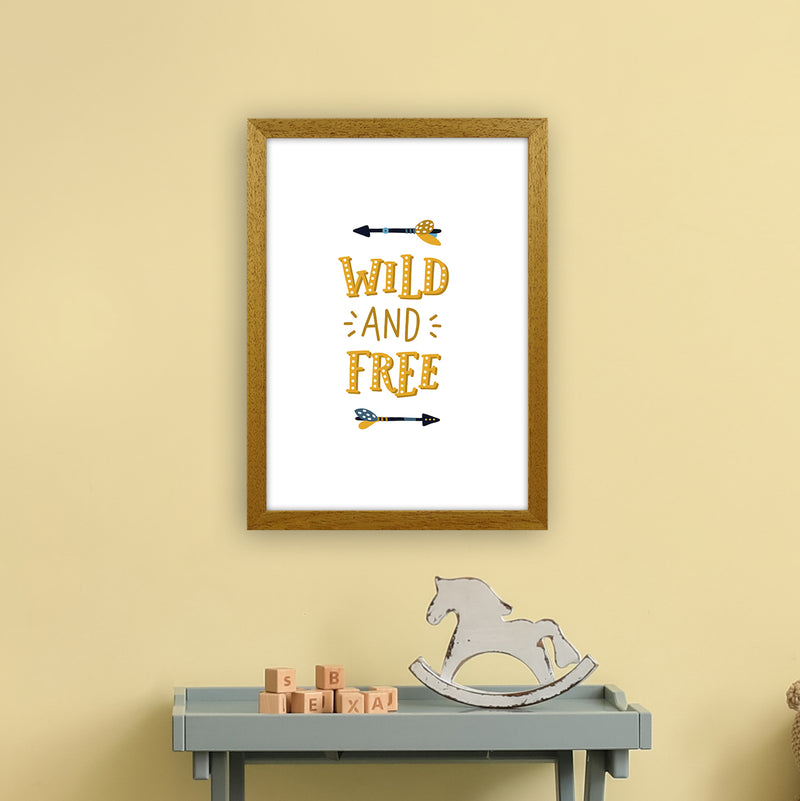 Little Explorer Wild And Free  Art Print by Pixy Paper A3 Print Only