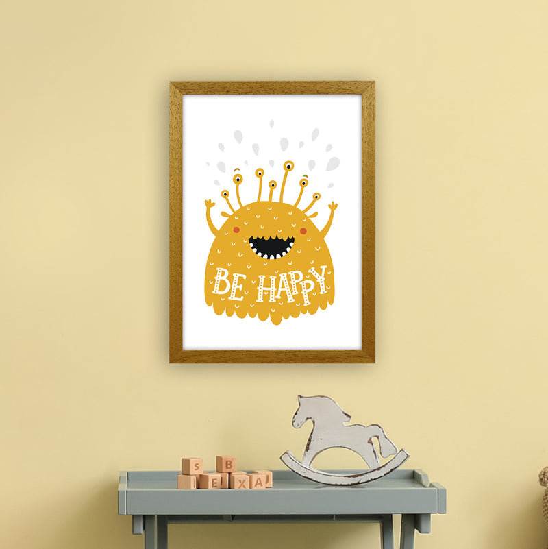 Little Monsters Be Happy  Art Print by Pixy Paper A3 Print Only