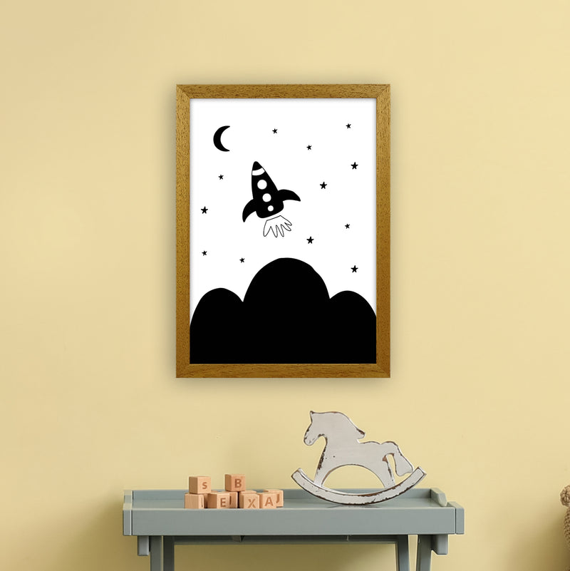 Spaceship Explorer  Art Print by Pixy Paper A3 Print Only