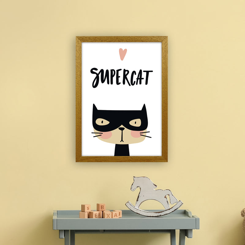 Supercat  Art Print by Pixy Paper A3 Print Only
