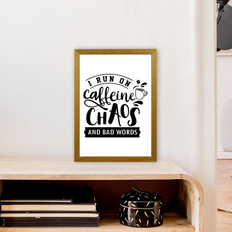 Caffeine And Bad Words  Art Print by Pixy Paper A3 Print Only