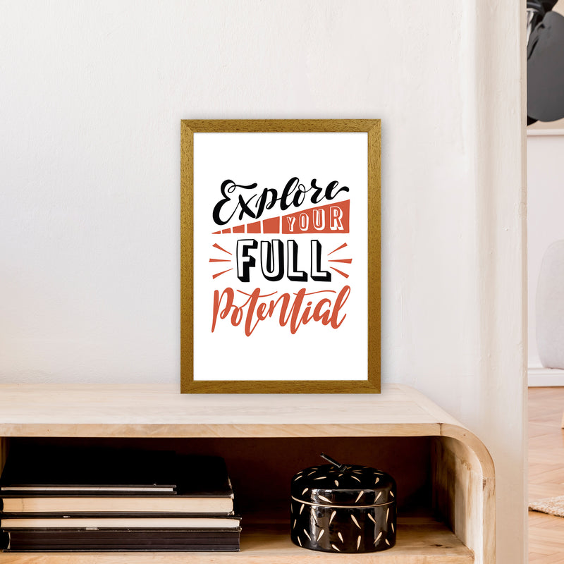 Explore Your Full Potential  Art Print by Pixy Paper A3 Print Only