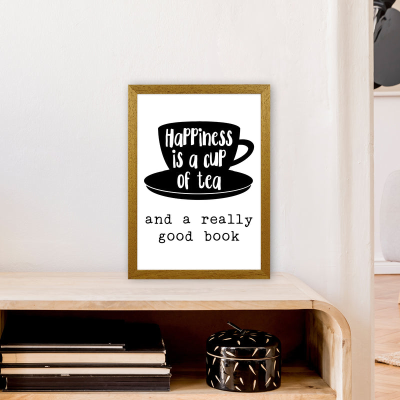 Happiness Is A Cup Of Tea  Art Print by Pixy Paper A3 Print Only