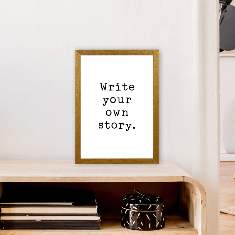 Write Your Own Story  Art Print by Pixy Paper A3 Print Only