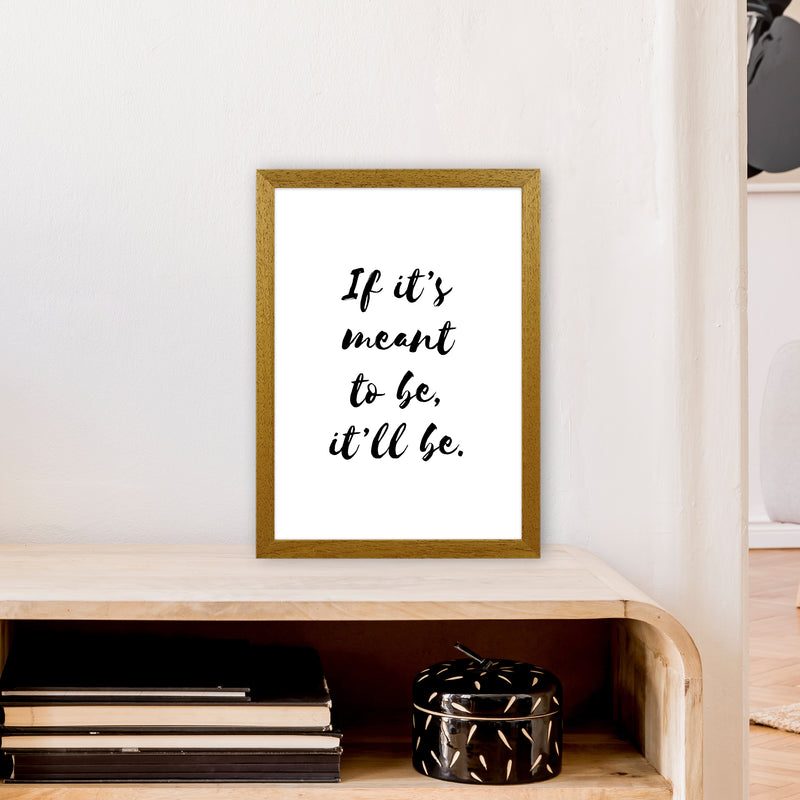If It'S Meant To Be  Art Print by Pixy Paper A3 Print Only