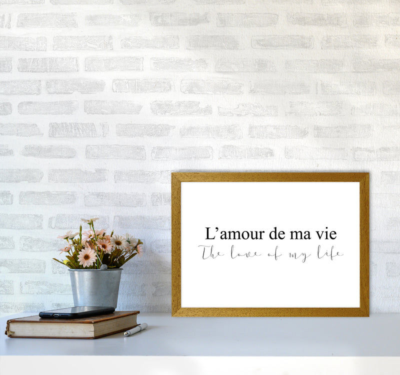 L'Amour De Ma Vie  Art Print by Pixy Paper A3 Print Only