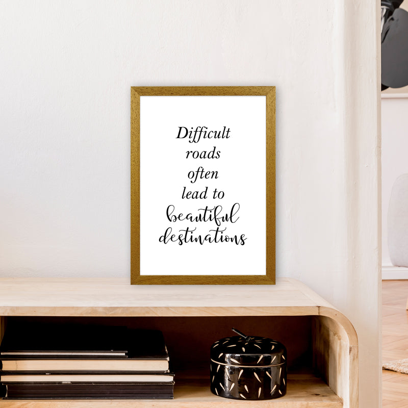 Difficult Roads  Art Print by Pixy Paper A3 Print Only