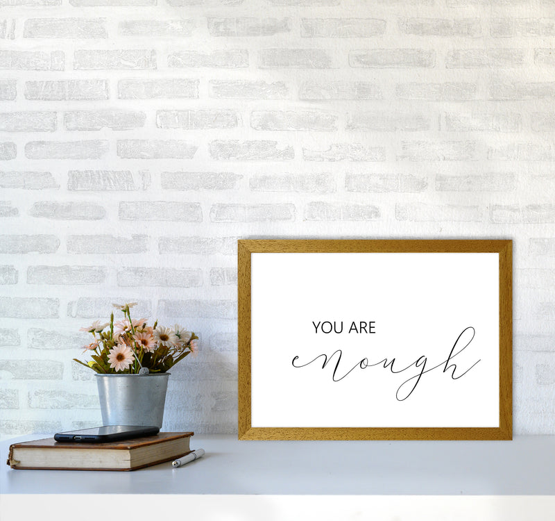 You Are Enough  Art Print by Pixy Paper A3 Print Only