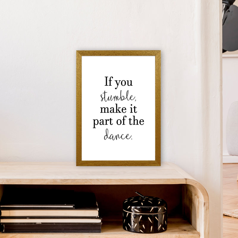 If You Stumble  Art Print by Pixy Paper A3 Print Only