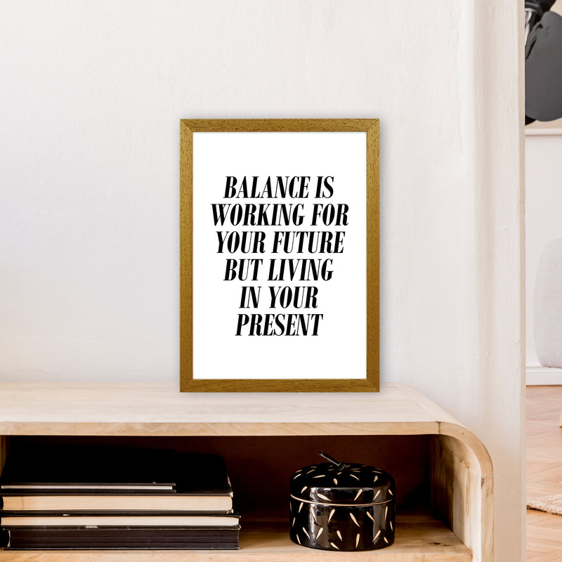 Balance Is  Art Print by Pixy Paper A3 Print Only