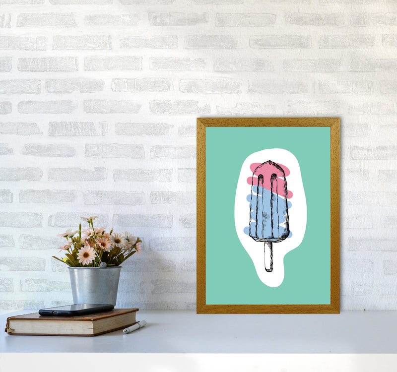 Kitchen Pop Ice Lolly Mint Art Print by Pixy Paper A3 Print Only