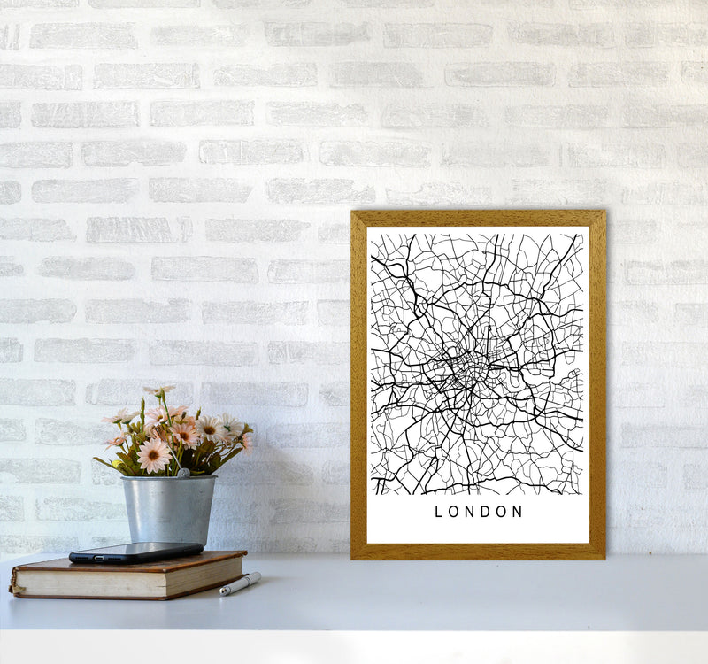 London Map Art Print by Pixy Paper A3 Print Only