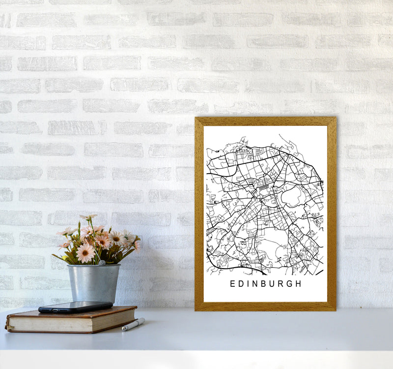 Edinburgh Map Art Print by Pixy Paper A3 Print Only