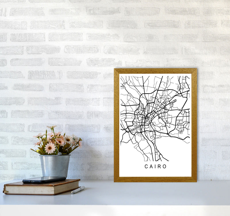 Cairo Map Art Print by Pixy Paper A3 Print Only