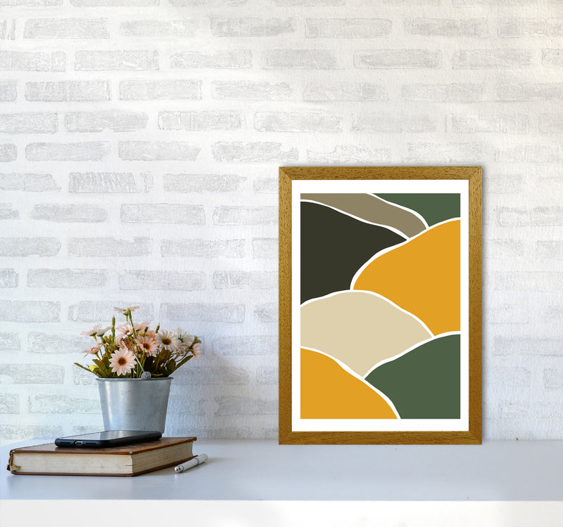 Wild Collection Hills Abstract Art Print by Pixy Paper A3 Print Only