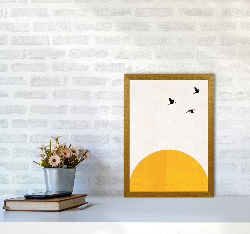 Rising sun Art Print by Pixy Paper A3 Print Only