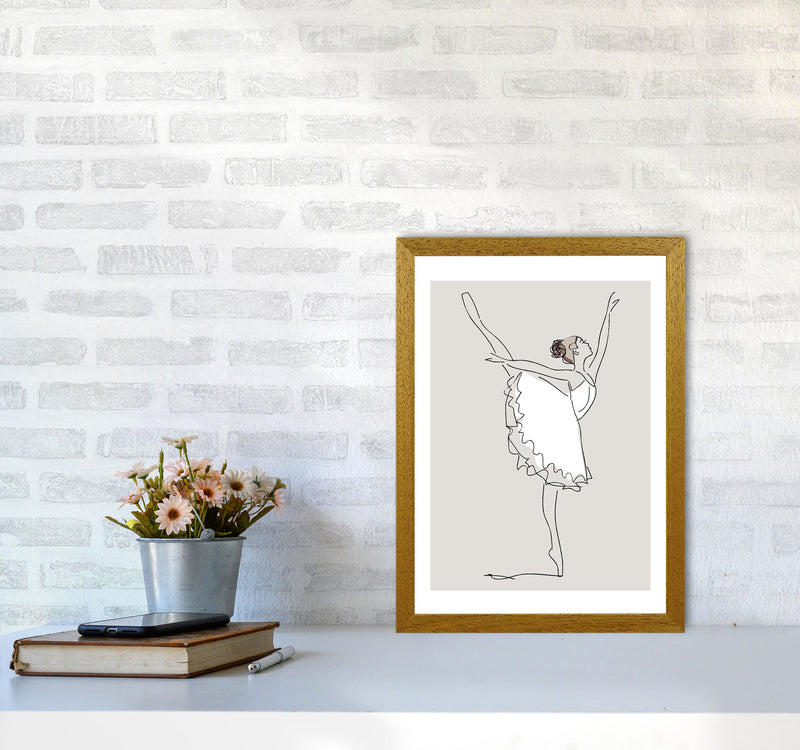 Inspired Stone Ballerina Art Print by Pixy Paper A3 Print Only
