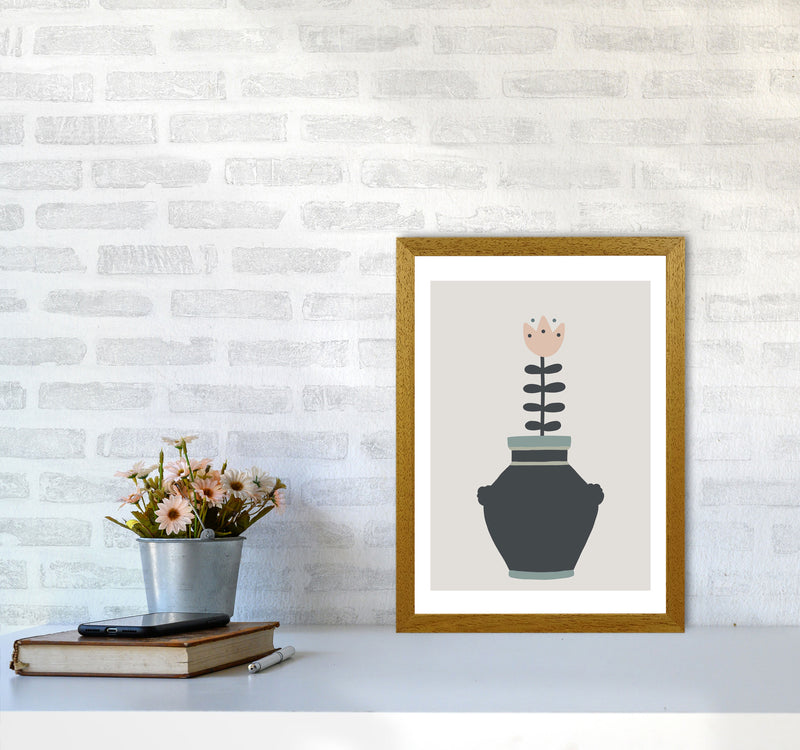 Inspired Plant Pot Stone Art Print by Pixy Paper A3 Print Only