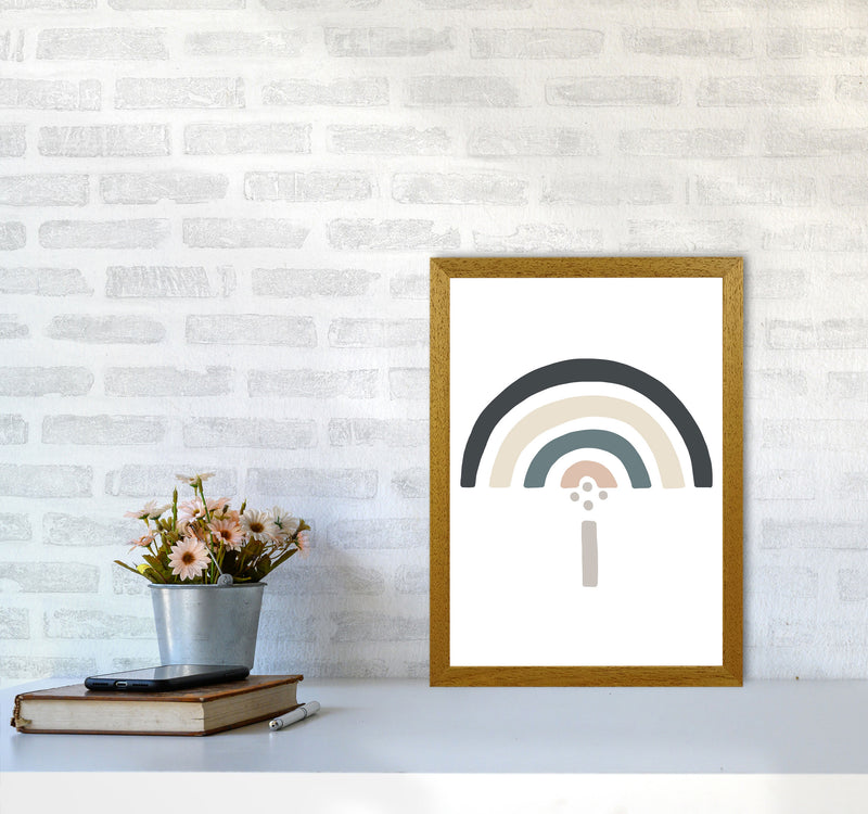 Inspired Natural Rainbow White Art Print by Pixy Paper A3 Print Only