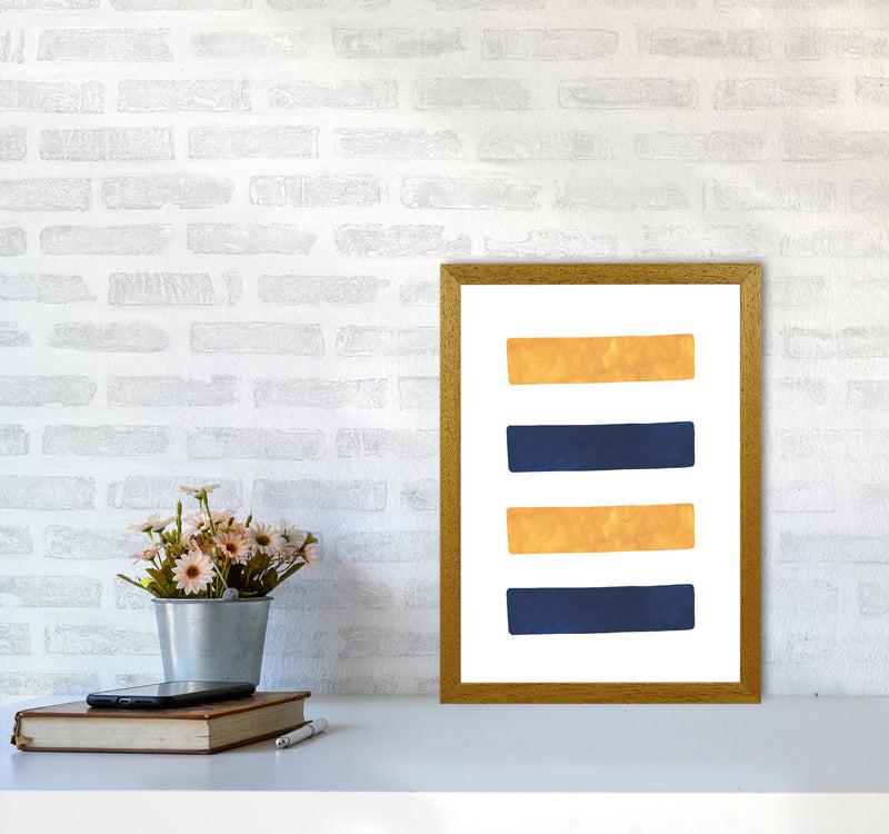 Horizon Abstract Lines  Art Print by Pixy Paper A3 Print Only
