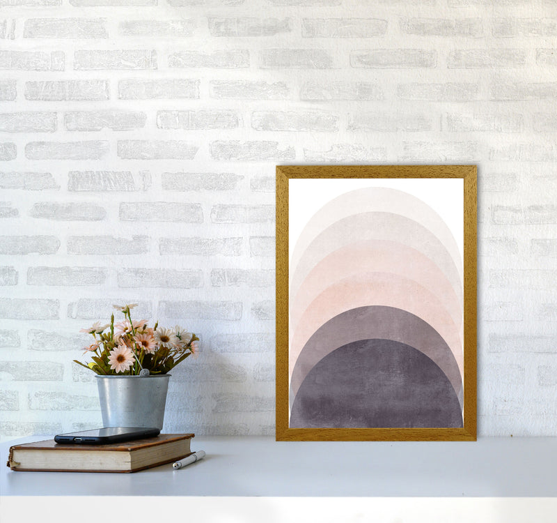 Gradient Sun rising cotton pink Art Print by Pixy Paper A3 Print Only