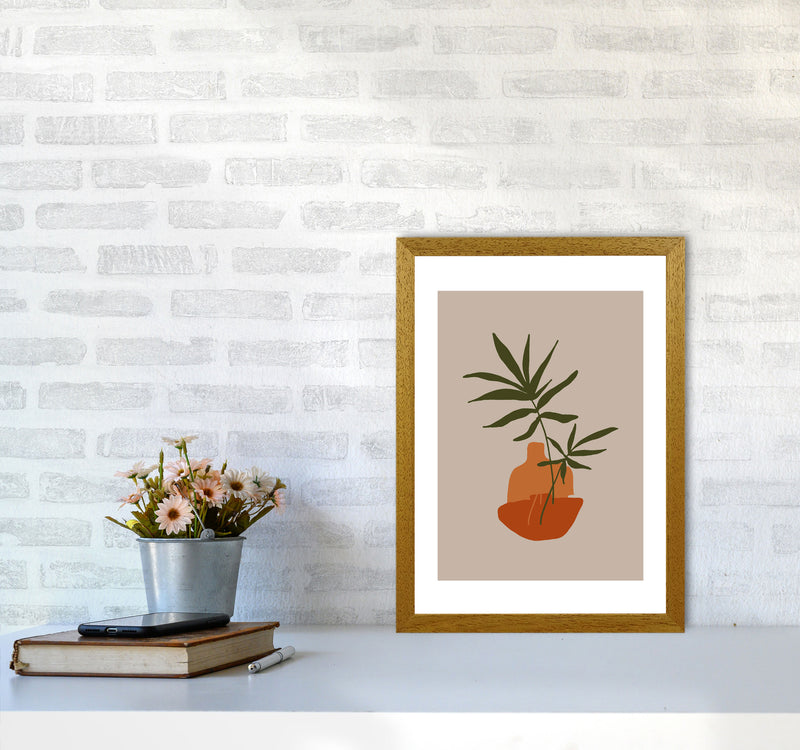 Autumn Plant abstract Art Print by Pixy Paper A3 Print Only