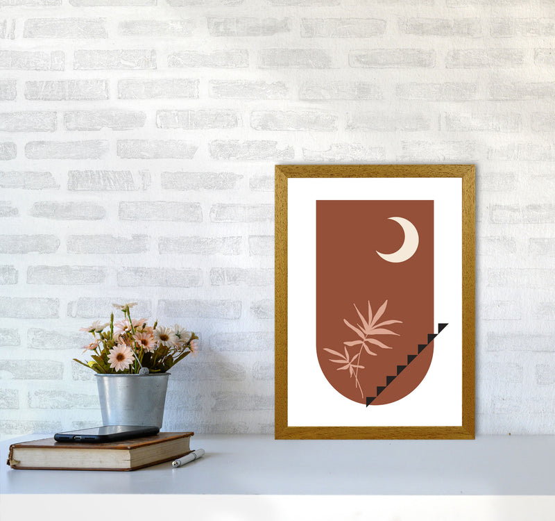 Autumn Willow abstract Art Print by Pixy Paper A3 Print Only