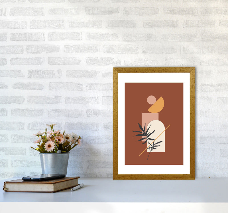 Autumn Fern abstract Art Print by Pixy Paper A3 Print Only