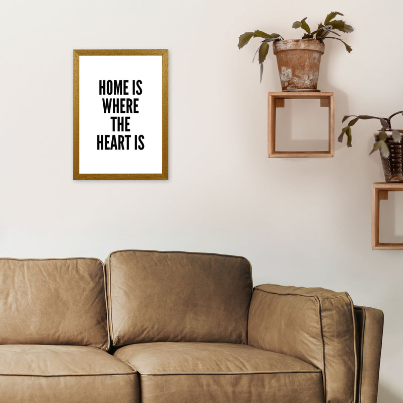 Home Is Where The Heart Is Art Print by Pixy Paper A3 Print Only