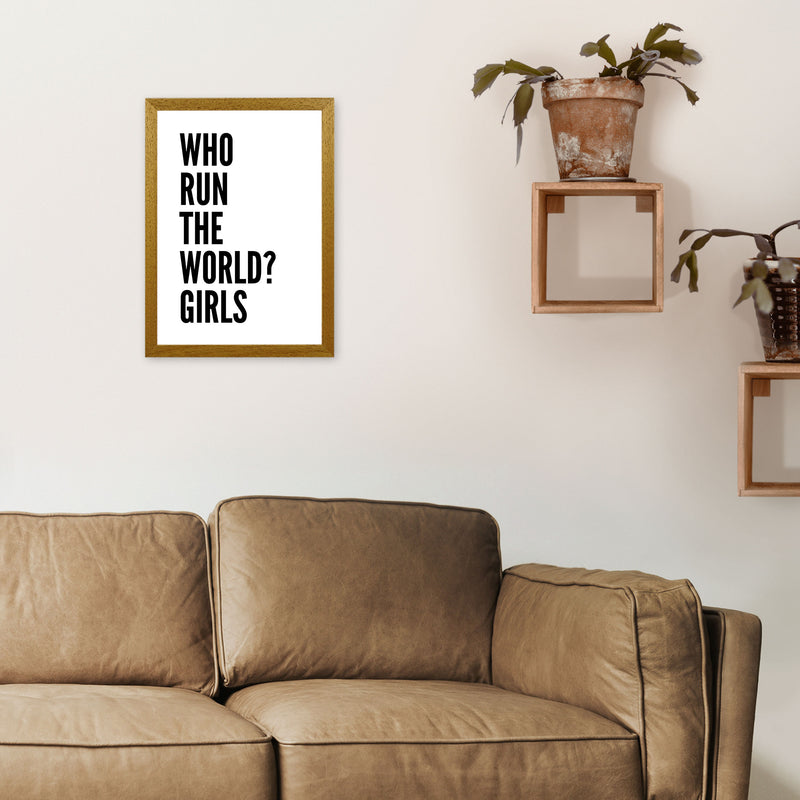 Who Run The World Art Print by Pixy Paper A3 Print Only