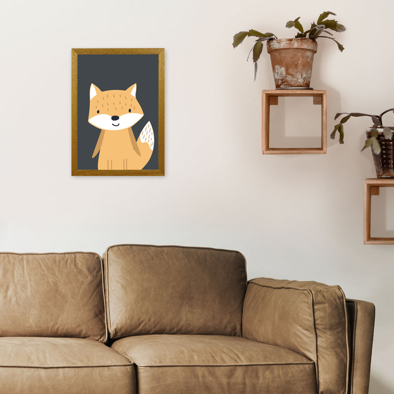 Fox Neutral kids Art Print by Pixy Paper A3 Print Only