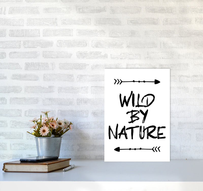 Wild By Nature Modern Print A3 Black Frame