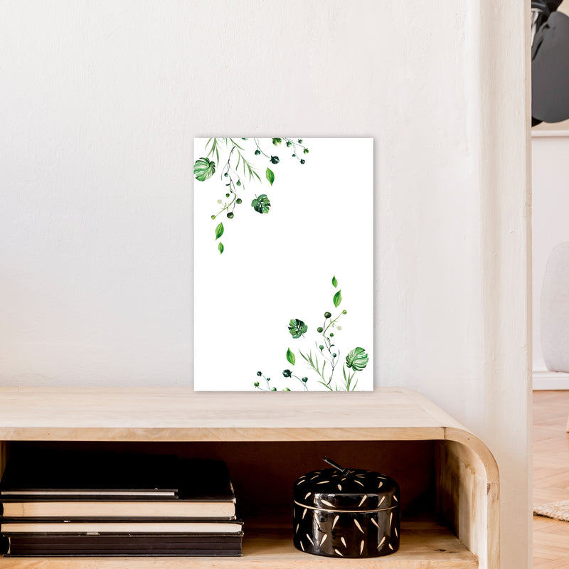 Top And Bottom Plants Exotic  Art Print by Pixy Paper A3 Black Frame