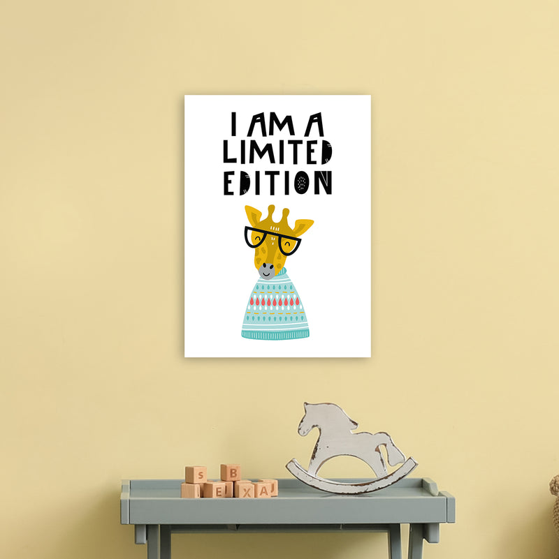 I Am Limited Edition Animal Pop  Art Print by Pixy Paper A3 Black Frame