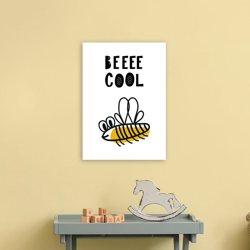 Bee Cool Animal Pop  Art Print by Pixy Paper A3 Black Frame