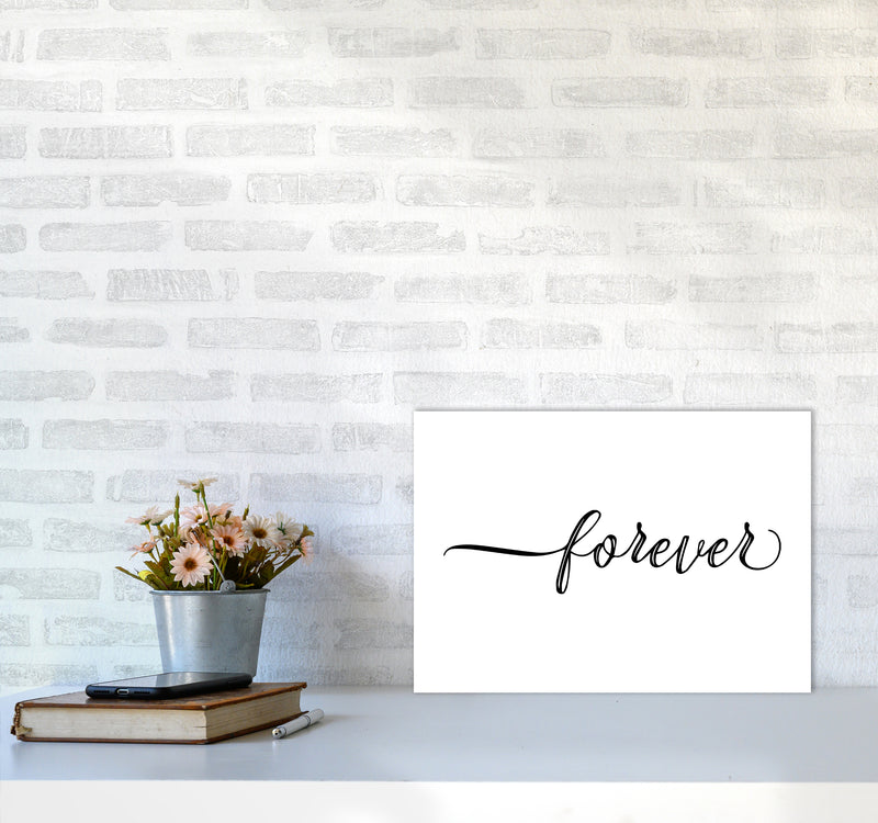 Forever Landscape  Art Print by Pixy Paper A3 Black Frame