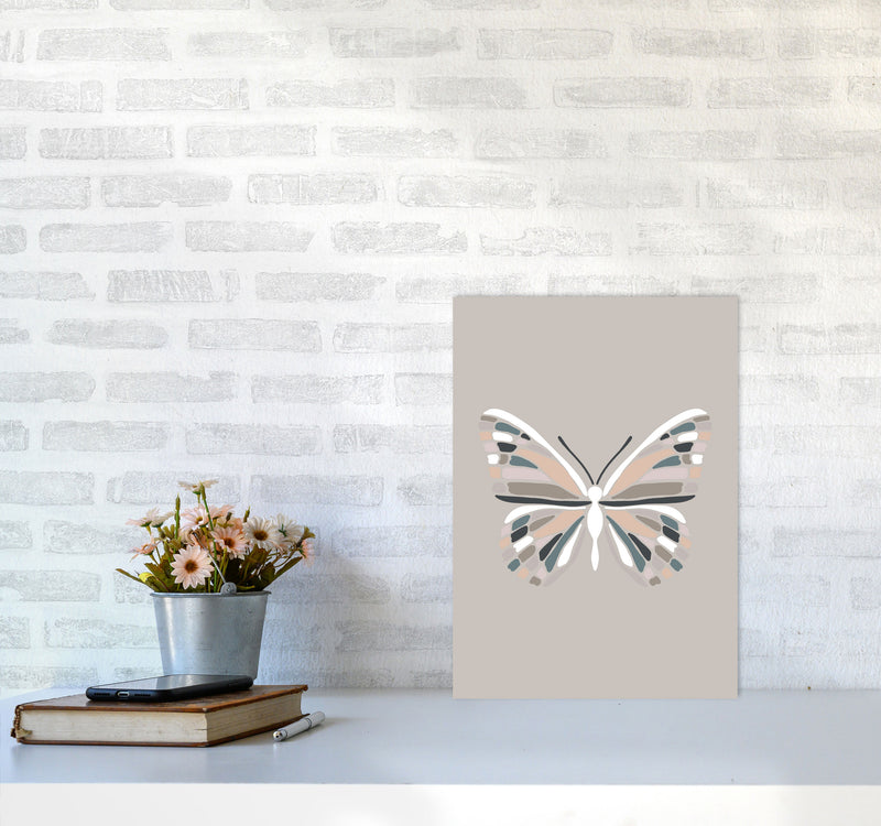 Inspired Butterfly Art Print by Pixy Paper A3 Black Frame