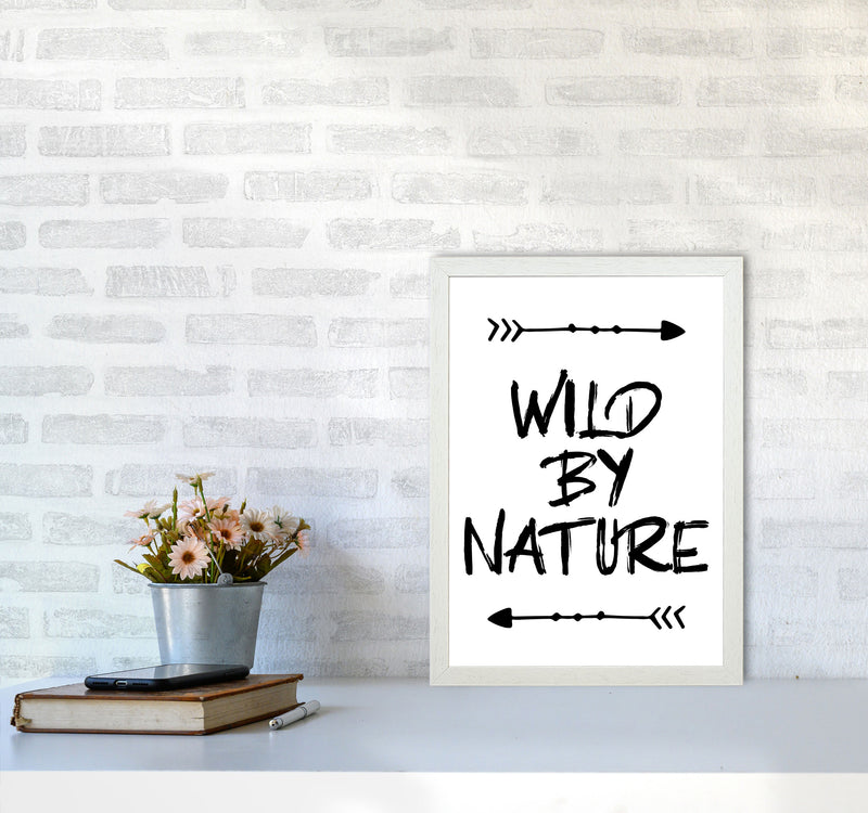 Wild By Nature Modern Print A3 Oak Frame