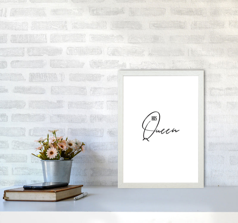 The Queen Modern Print A3 Oak Frame