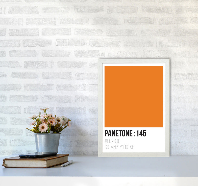 Panetone Colours 145 Modern Print A3 Oak Frame