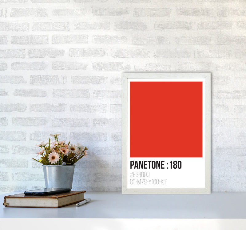 Panetone Colours 180 Modern Print A3 Oak Frame