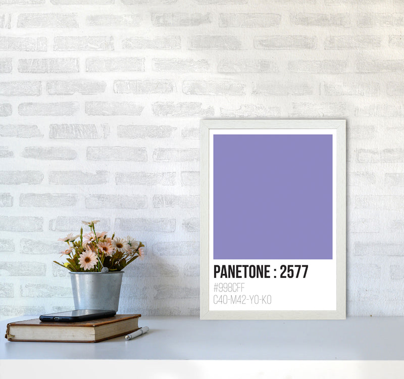 Panetone Colours 2577 Modern Print A3 Oak Frame