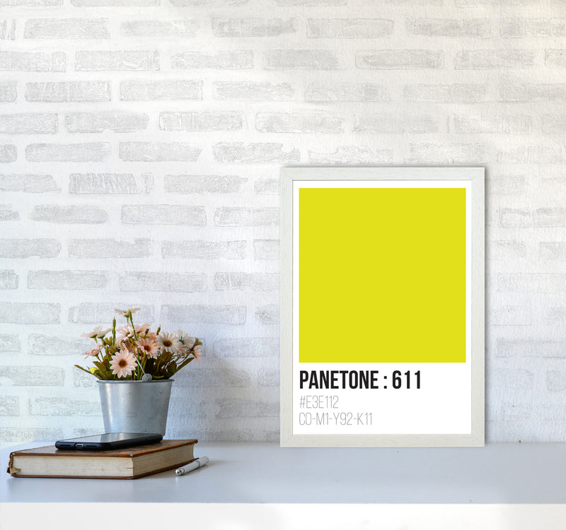 Panetone Colours 611 Modern Print A3 Oak Frame