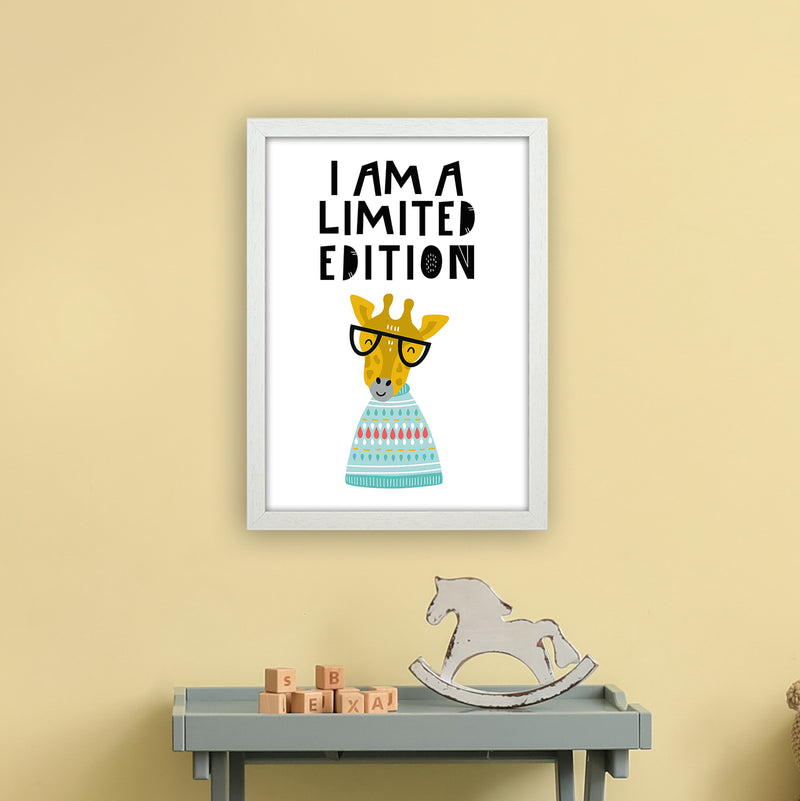 I Am Limited Edition Animal Pop  Art Print by Pixy Paper A3 Oak Frame