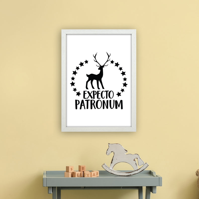 Expecto Patronum  Art Print by Pixy Paper A3 Oak Frame