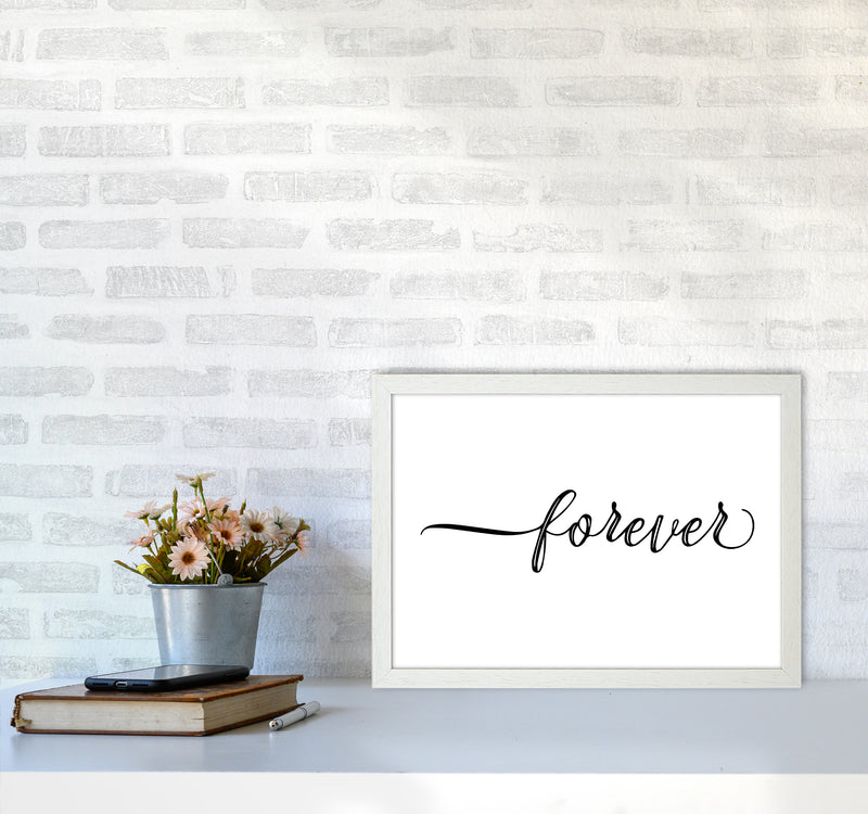 Forever Landscape  Art Print by Pixy Paper A3 Oak Frame