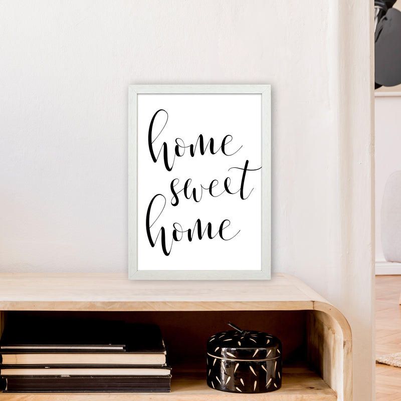 Home Sweet Home  Art Print by Pixy Paper A3 Oak Frame