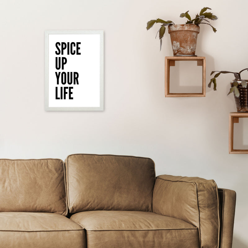 Spice Up Your Life Art Print by Pixy Paper A3 Oak Frame