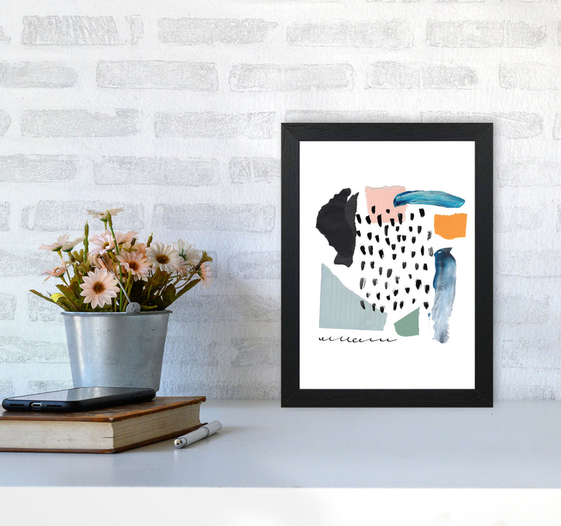 Abstract Shapes Artboard Modern Print A4 White Frame